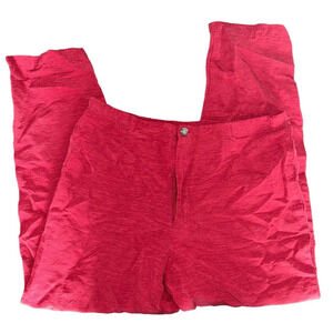 Chico’s Design Red Pants Silk Linen